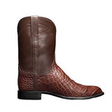 Pointed Toe Low Heel Men Boots