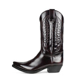 Pointed Toe Low Heel Western Men Boots