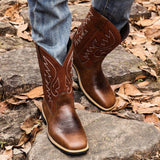 Embroidered Western Cowboy Boots