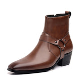 Pointed Toe Zipper Dress Boots