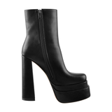 Square Toe Double Platform Boots