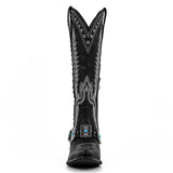 Pointed Toe Western Embroidered Boots