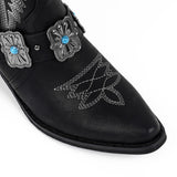Pointed Toe Western Embroidered Boots
