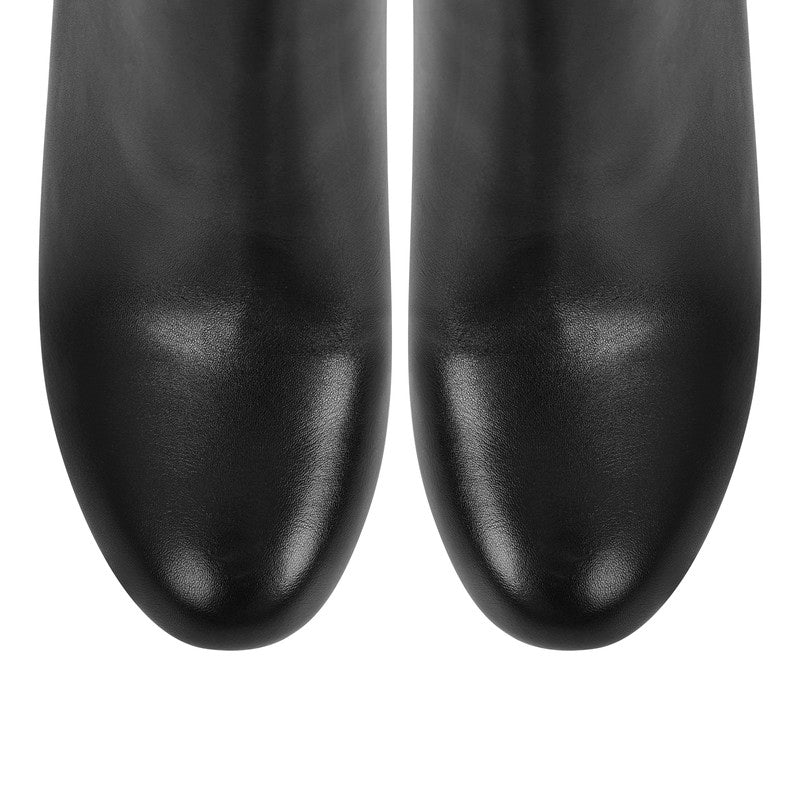 Chunky Heel Platform Boots