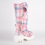 Platform Removable Mid Calf Boots