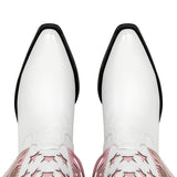 Star Fringe Mid-Calf Cowboy Boots