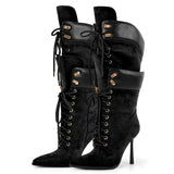Pointed Toe Stiletto Heel Fashion Boots