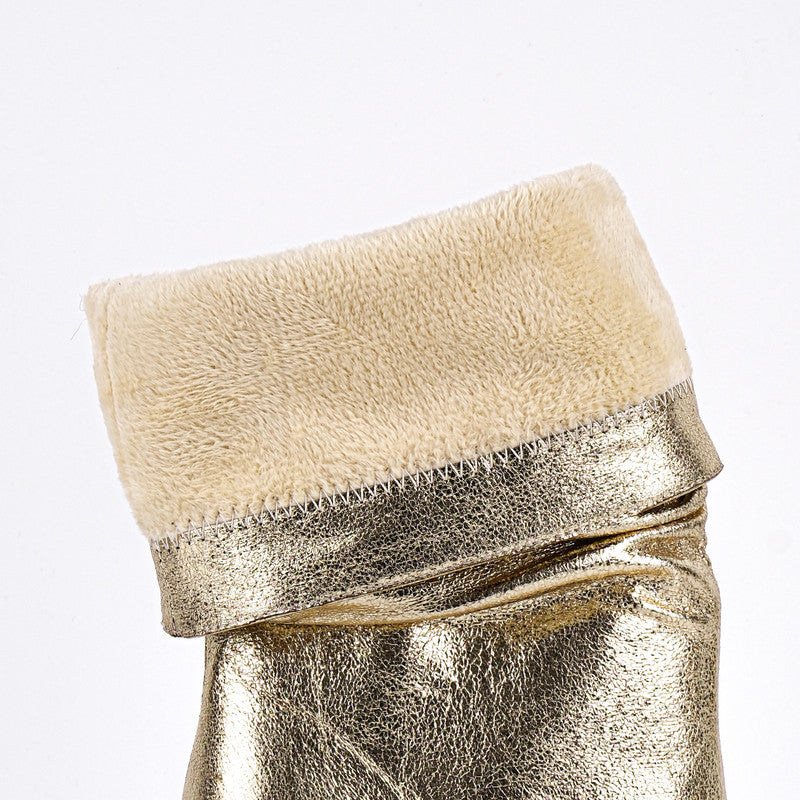 Square Toe High Heels Boots