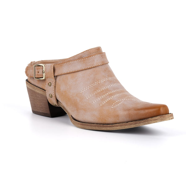 Poined Toe Buckle Ankle Boots