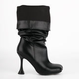Patent Leather High Heel Boots