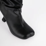 Patent Leather High Heel Boots
