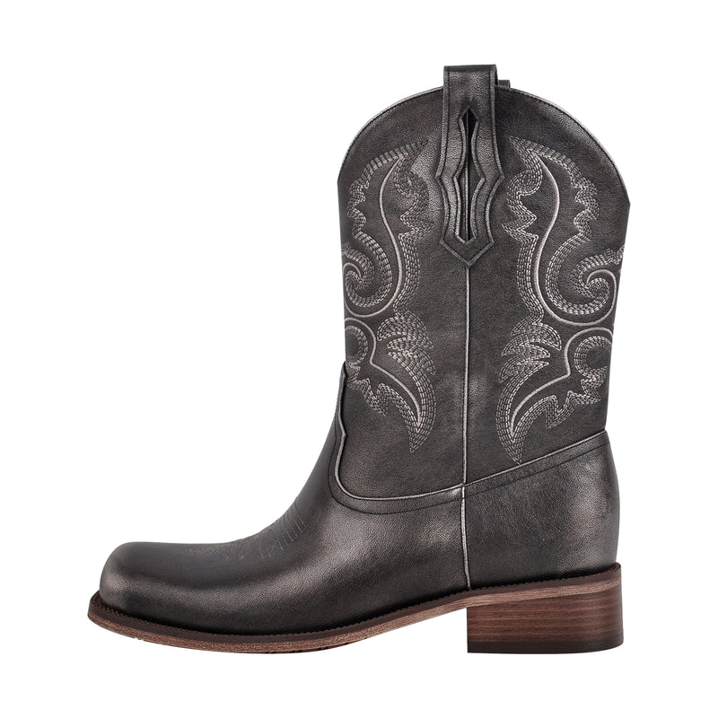 Cowboy Boots for Men Classic Western Style Embroidery Details