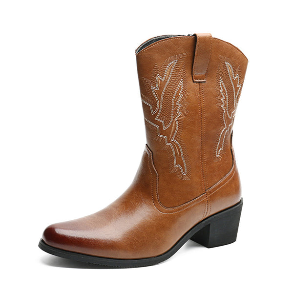Embroider Cowboy Western Inspired Men Boots