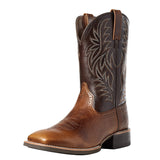 Square Toe Embroider Cowboy Western Men Boots
