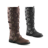 High top Round Toe Low Heel Buckle Men Boots