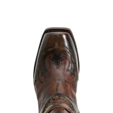 Low Heel Vintage Embroidered Ankle Boots