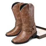 Embroidery Cowboy Westren Men Boots