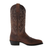 Black Pointed Toe Cowboy Men Boots