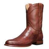 Round Toe Low Heel Western Rider Boots